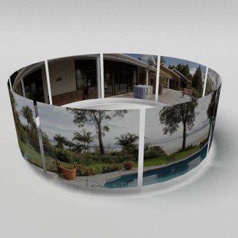 360 degree panorama arrangement
