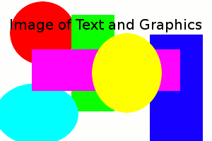 Example of simple graphics in the GIF format