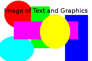 Example of simple graphics in the JPEG format